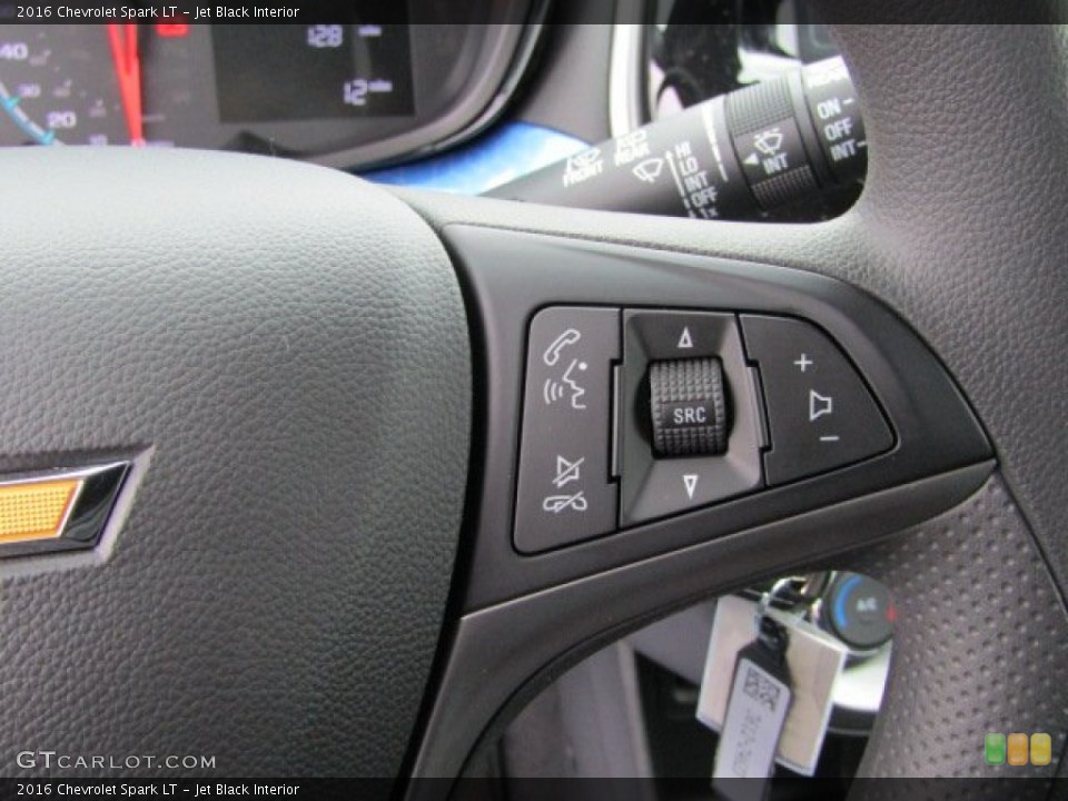 Jet Black Interior Controls for the 2016 Chevrolet Spark LT #110238014