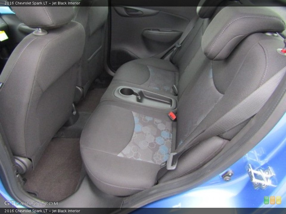 Jet Black Interior Rear Seat for the 2016 Chevrolet Spark LT #110238056