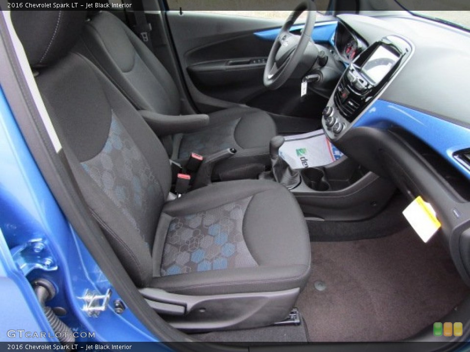 Jet Black Interior Front Seat for the 2016 Chevrolet Spark LT #110238086