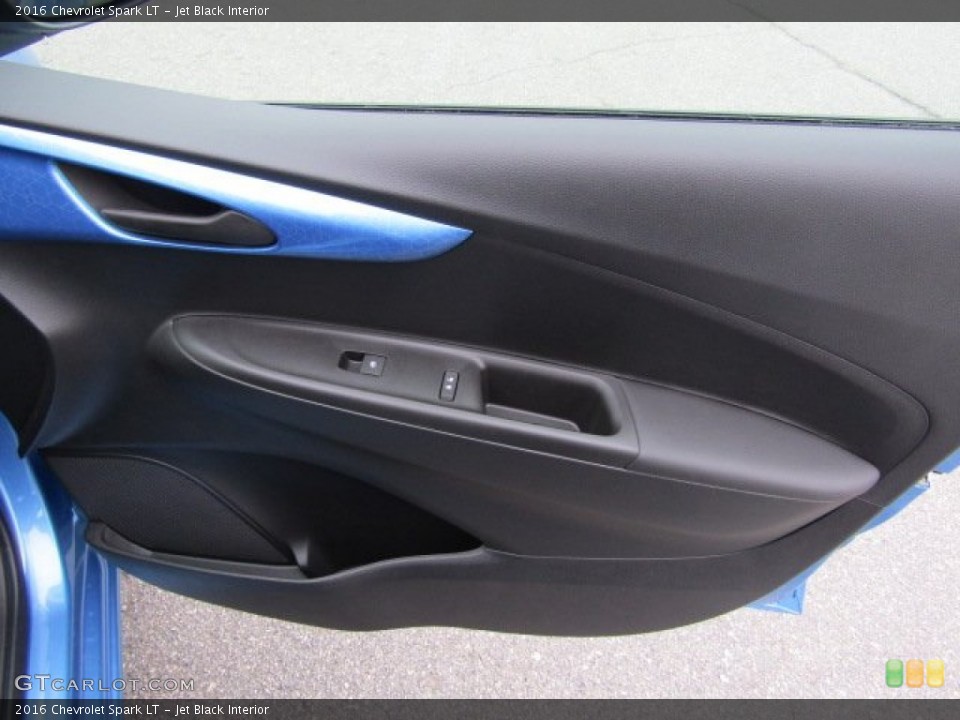 Jet Black Interior Door Panel for the 2016 Chevrolet Spark LT #110238101