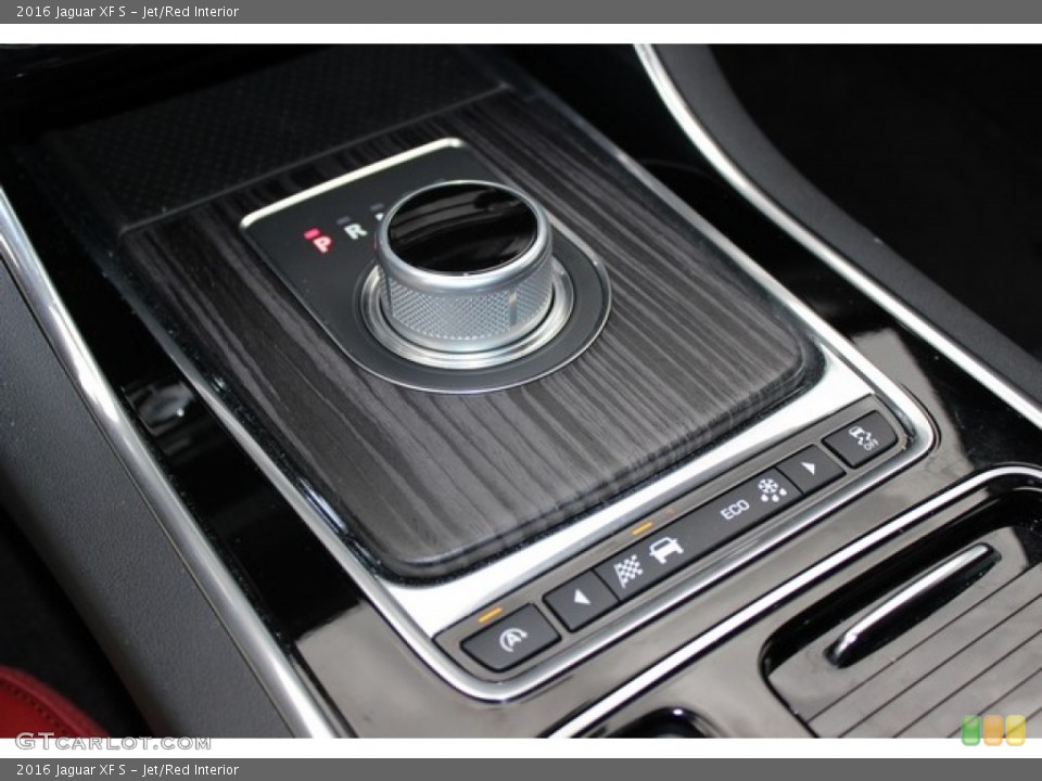 Jet/Red Interior Transmission for the 2016 Jaguar XF S #110253099