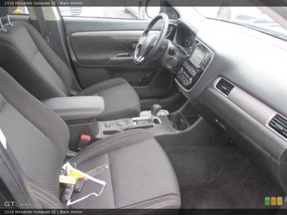 Black Interior Front Seat for the 2016 Mitsubishi Outlander SE #110257365