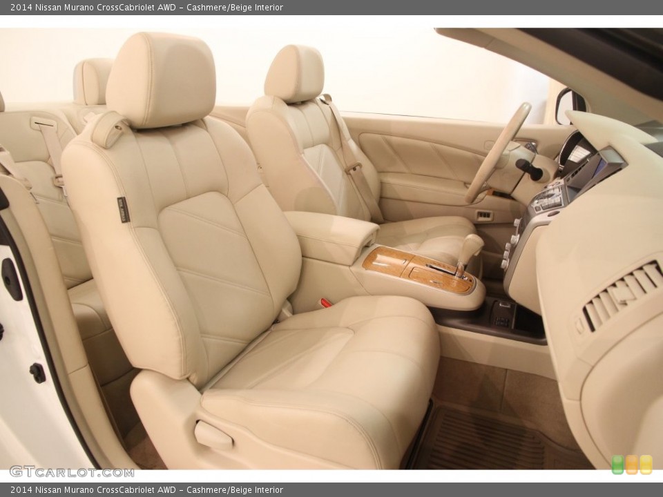 Cashmere/Beige Interior Front Seat for the 2014 Nissan Murano CrossCabriolet AWD #110265939