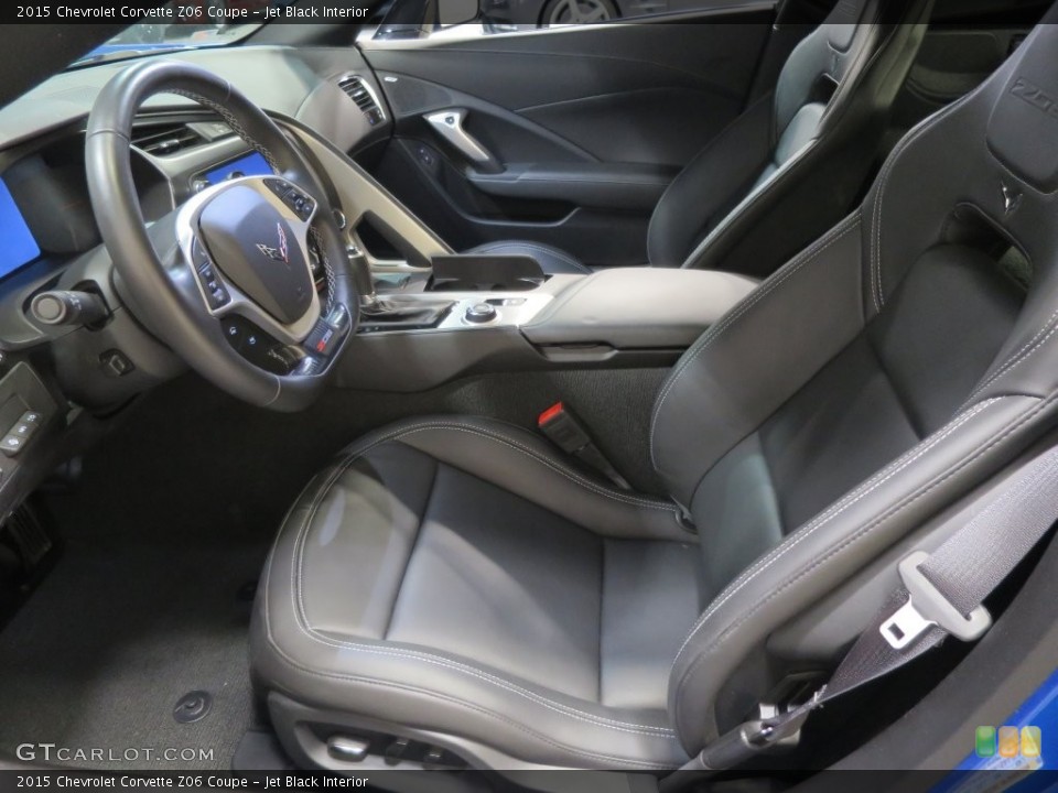 Jet Black Interior Front Seat for the 2015 Chevrolet Corvette Z06 Coupe #110289417