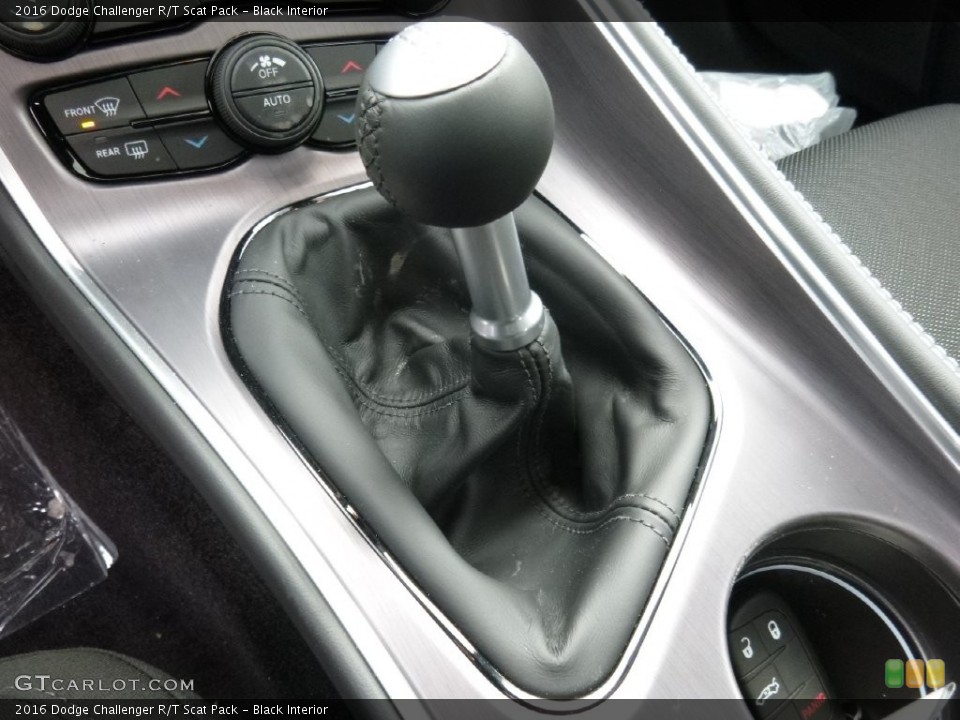 Black Interior Transmission for the 2016 Dodge Challenger R/T Scat Pack #110300981