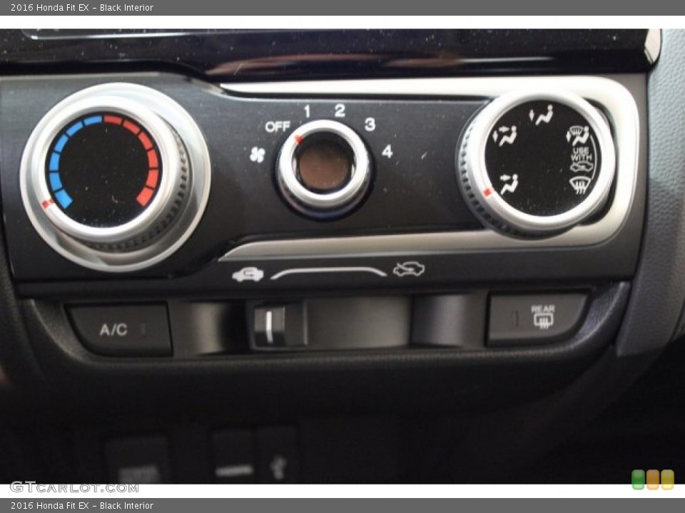 Black Interior Controls for the 2016 Honda Fit EX #110305923