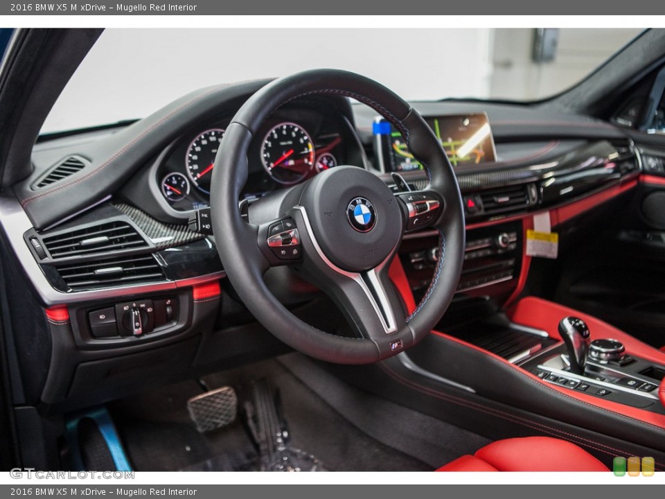Mugello Red 2016 BMW X5 M Interiors
