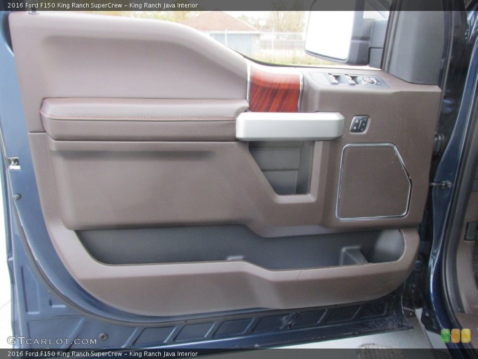 King Ranch Java Interior Door Panel for the 2016 Ford F150 King Ranch SuperCrew #110329838