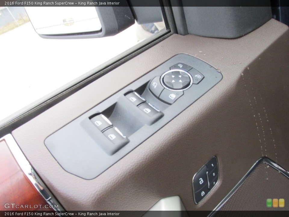 King Ranch Java Interior Controls for the 2016 Ford F150 King Ranch SuperCrew #110329859