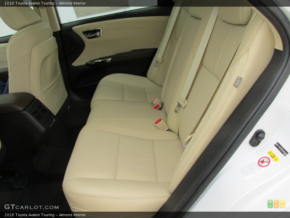 Almond Interior Rear Seat for the 2016 Toyota Avalon Touring #110341780