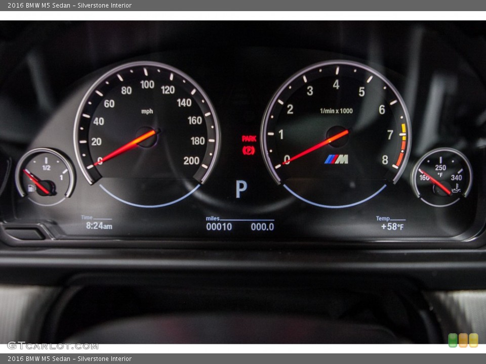 Silverstone Interior Gauges for the 2016 BMW M5 Sedan #110370358