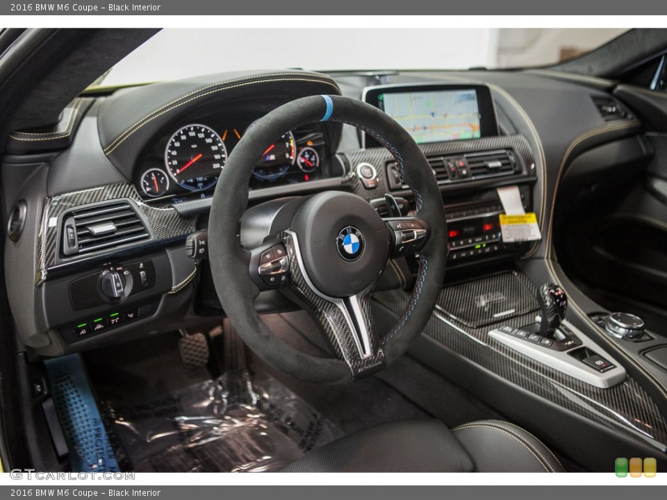 Black 2016 BMW M6 Interiors