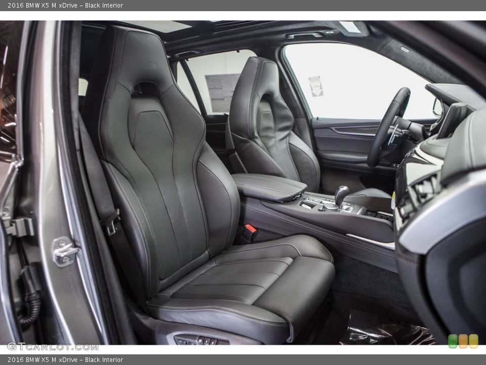 Black 2016 BMW X5 M Interiors