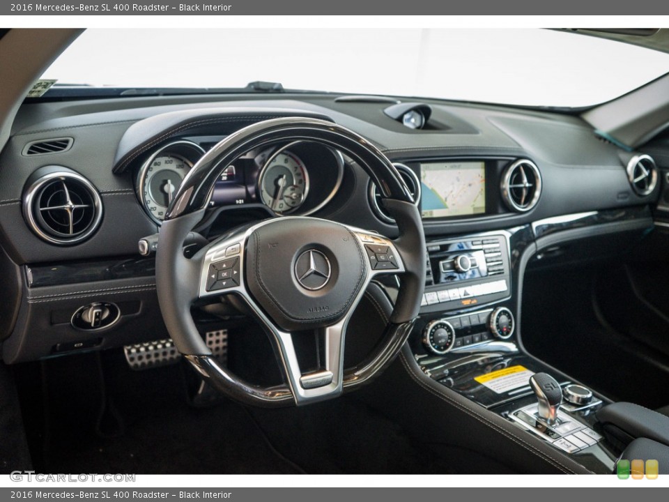 Black Interior Dashboard for the 2016 Mercedes-Benz SL 400 Roadster #110374856