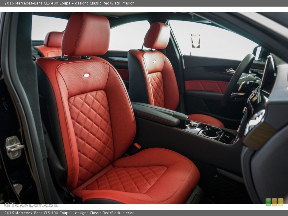 designo Classic Red/Black Interior Photo for the 2016 Mercedes-Benz CLS 400 Coupe #110376050