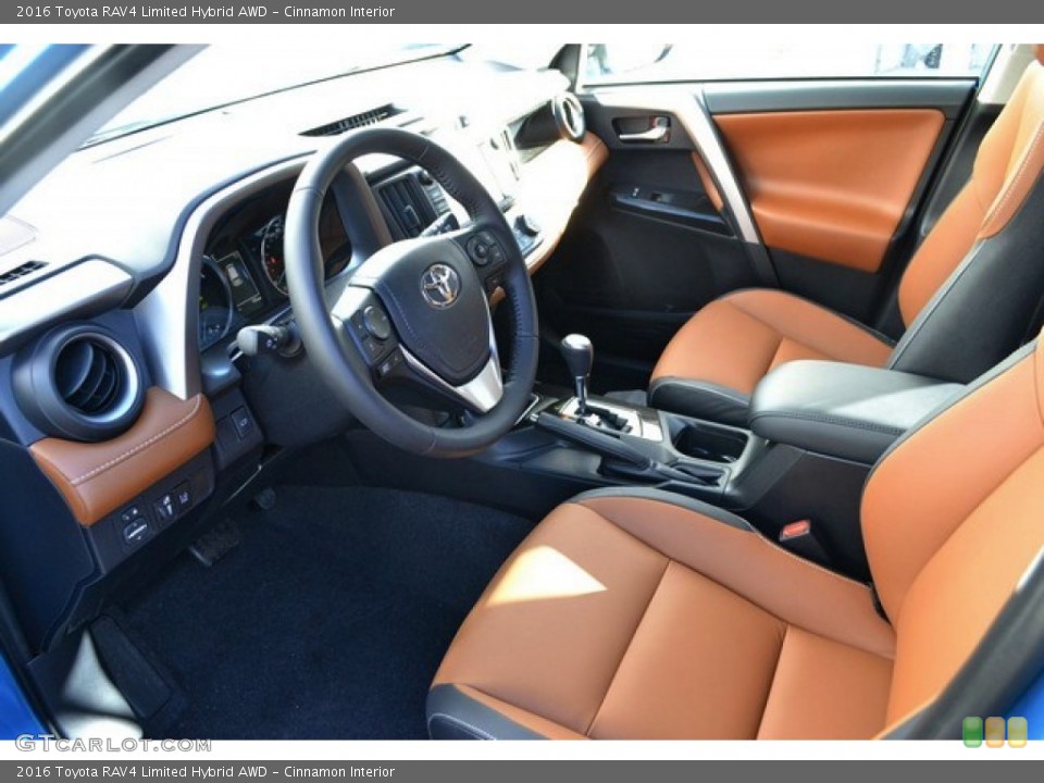 Cinnamon Interior Prime Interior for the 2016 Toyota RAV4 Limited Hybrid AWD #110379710
