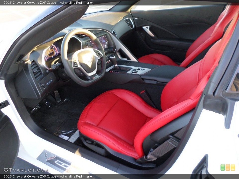 Adrenaline Red Interior Prime Interior for the 2016 Chevrolet Corvette Z06 Coupe #110380421