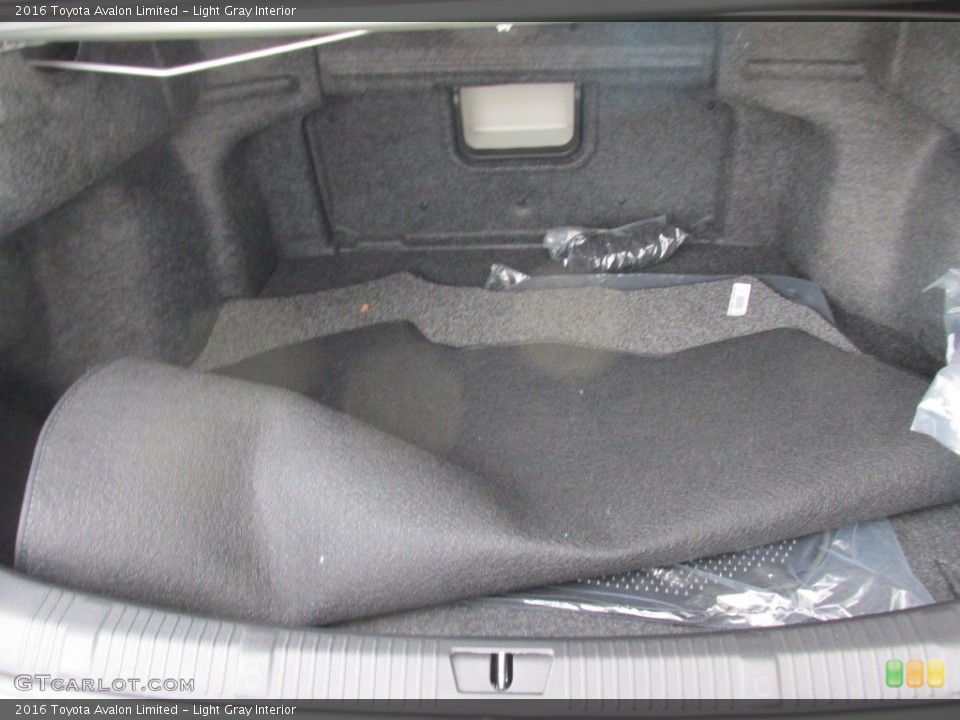 Light Gray Interior Trunk for the 2016 Toyota Avalon Limited #110382485