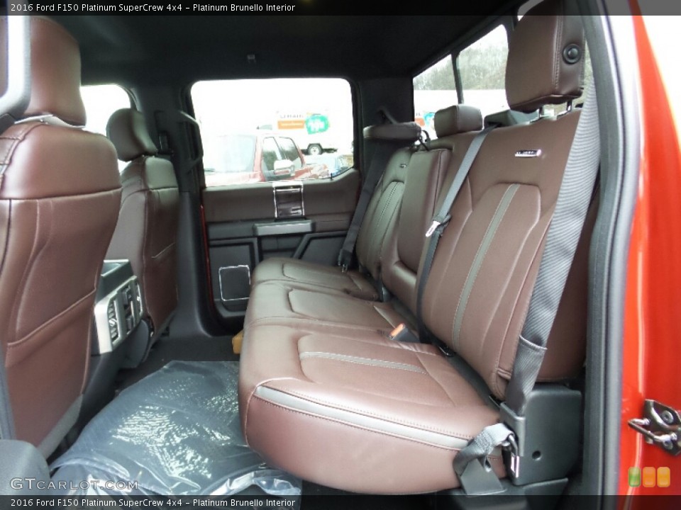 Platinum Brunello Interior Rear Seat for the 2016 Ford F150 Platinum SuperCrew 4x4 #110388869