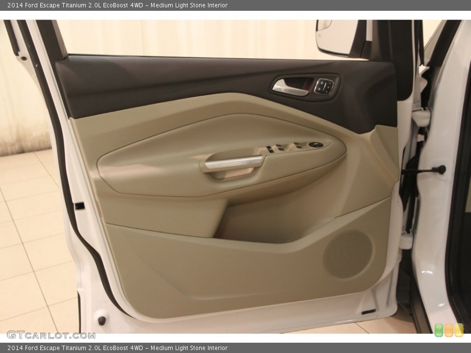 Medium Light Stone Interior Door Panel for the 2014 Ford Escape Titanium 2.0L EcoBoost 4WD #110390597