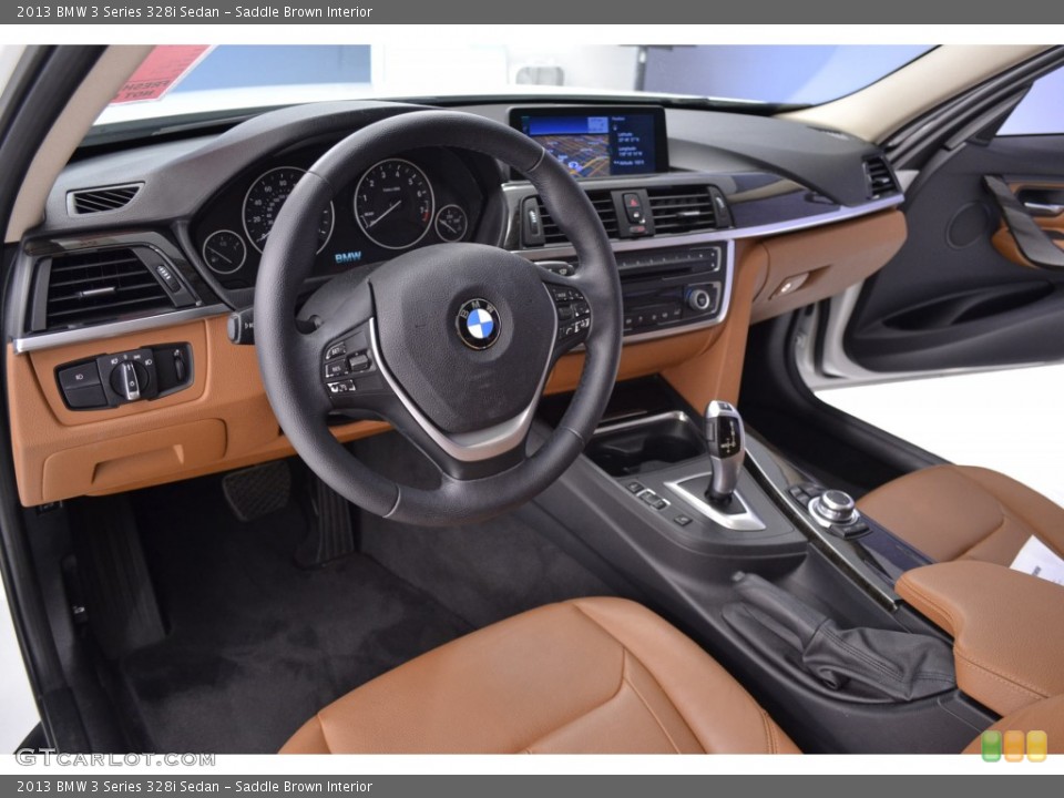 Saddle Brown Interior Photo for the 2013 BMW 3 Series 328i Sedan #110394815