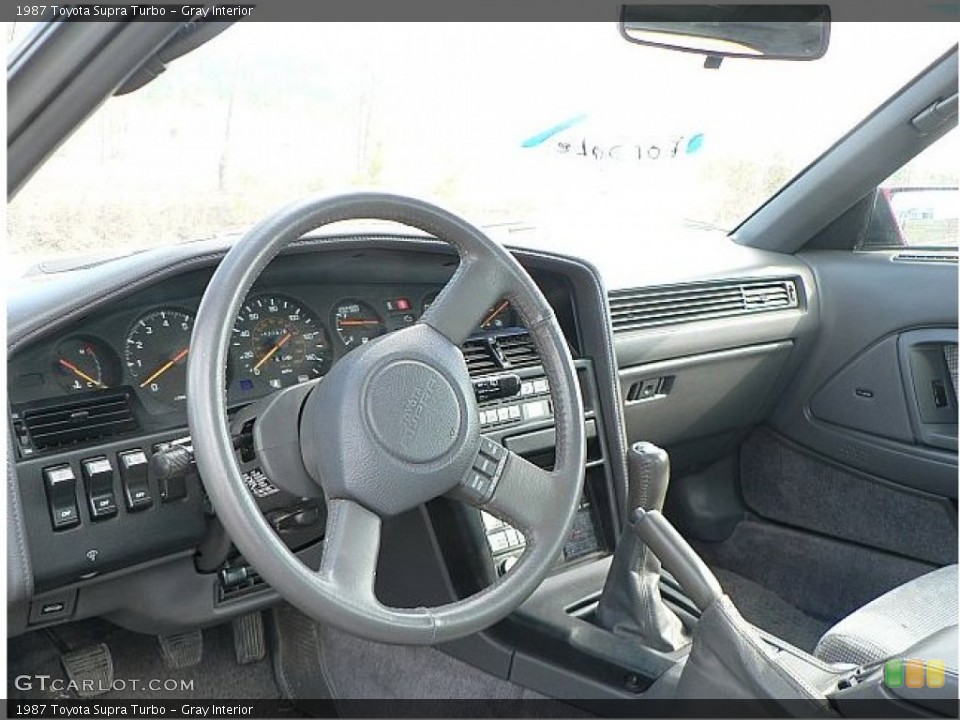 Gray Interior Photo for the 1987 Toyota Supra Turbo #110397064