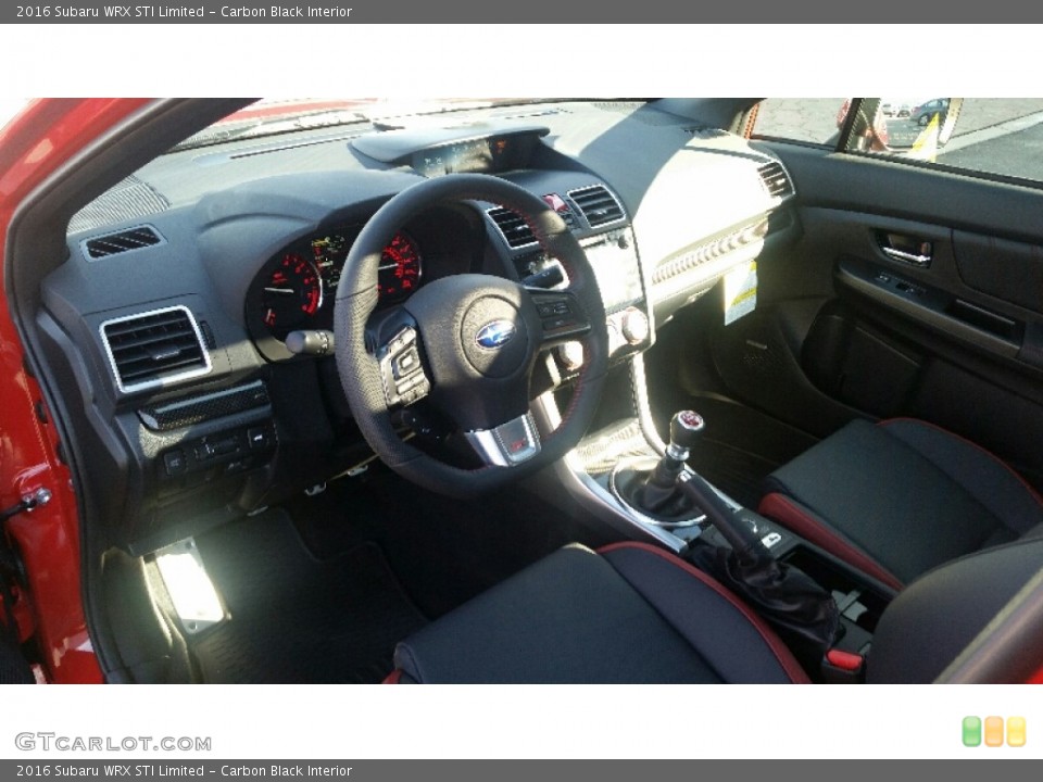 Carbon Black Interior Prime Interior for the 2016 Subaru WRX STI Limited #110401021
