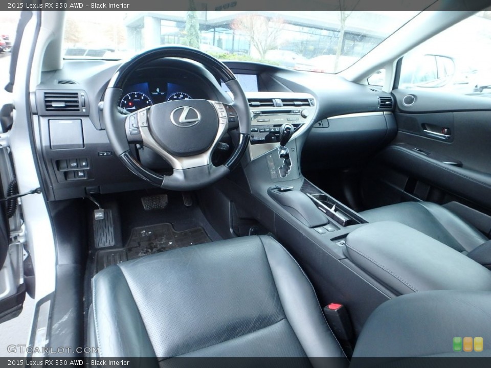 Black Interior Photo for the 2015 Lexus RX 350 AWD #110409202