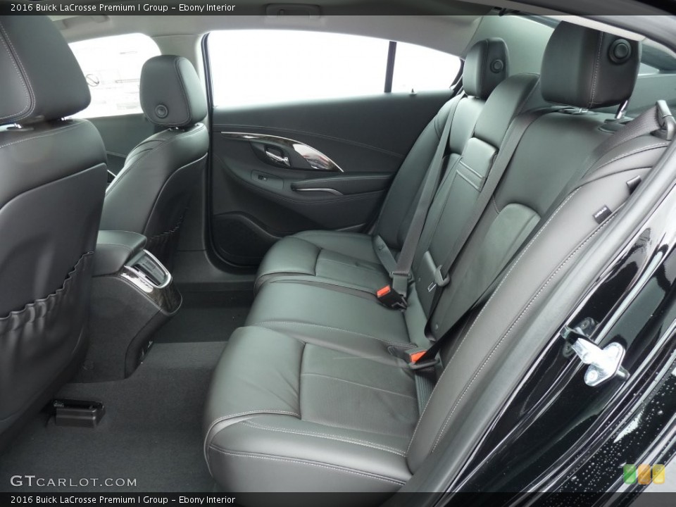 Ebony Interior Rear Seat for the 2016 Buick LaCrosse Premium I Group #110422240