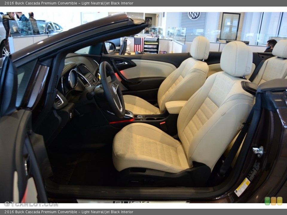 Light Neutral/Jet Black Interior Photo for the 2016 Buick Cascada Premium Convertible #110427940