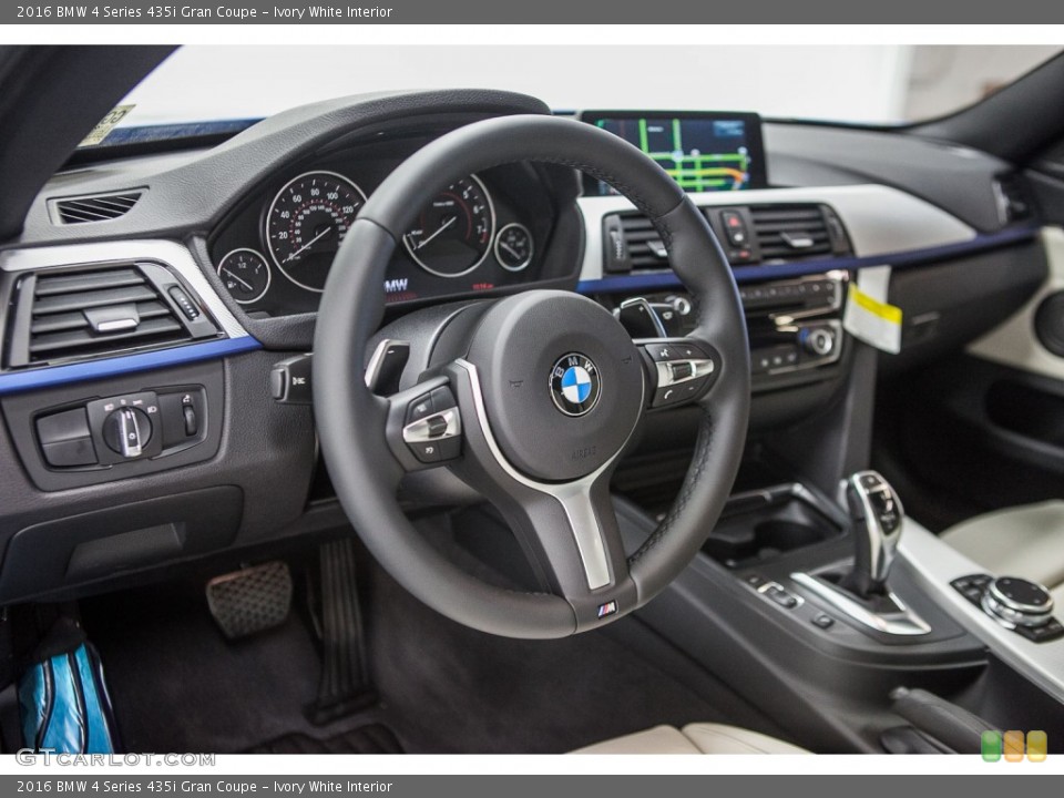 Ivory White Interior Prime Interior for the 2016 BMW 4 Series 435i Gran Coupe #110430718