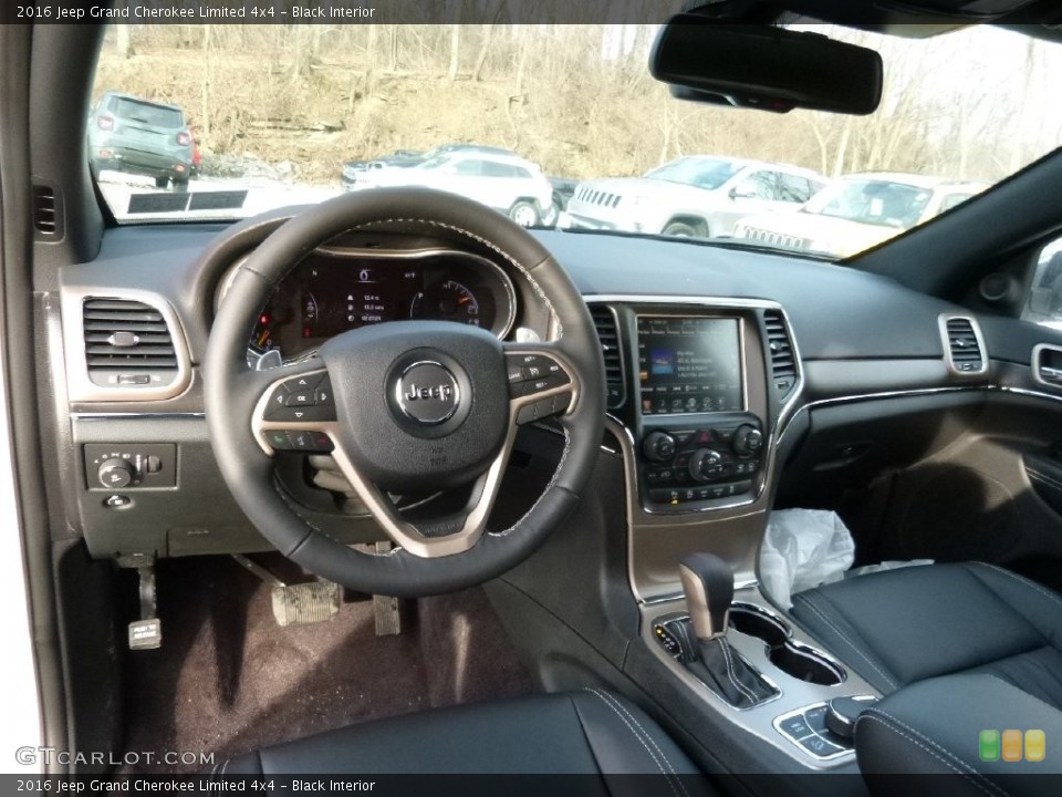 Black Interior Prime Interior for the 2016 Jeep Grand Cherokee Limited 4x4 #110434114
