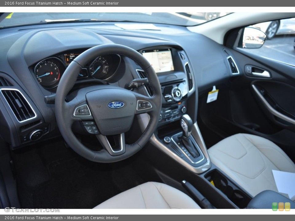 Medium Soft Ceramic Interior Prime Interior for the 2016 Ford Focus Titanium Hatch #110447998
