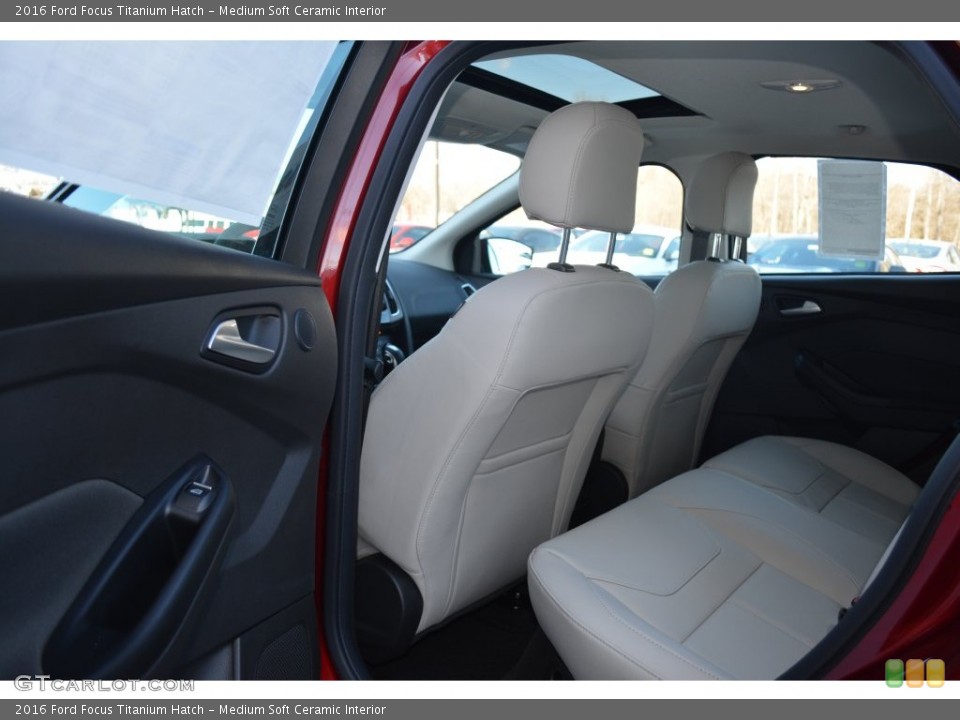Medium Soft Ceramic Interior Rear Seat for the 2016 Ford Focus Titanium Hatch #110448021