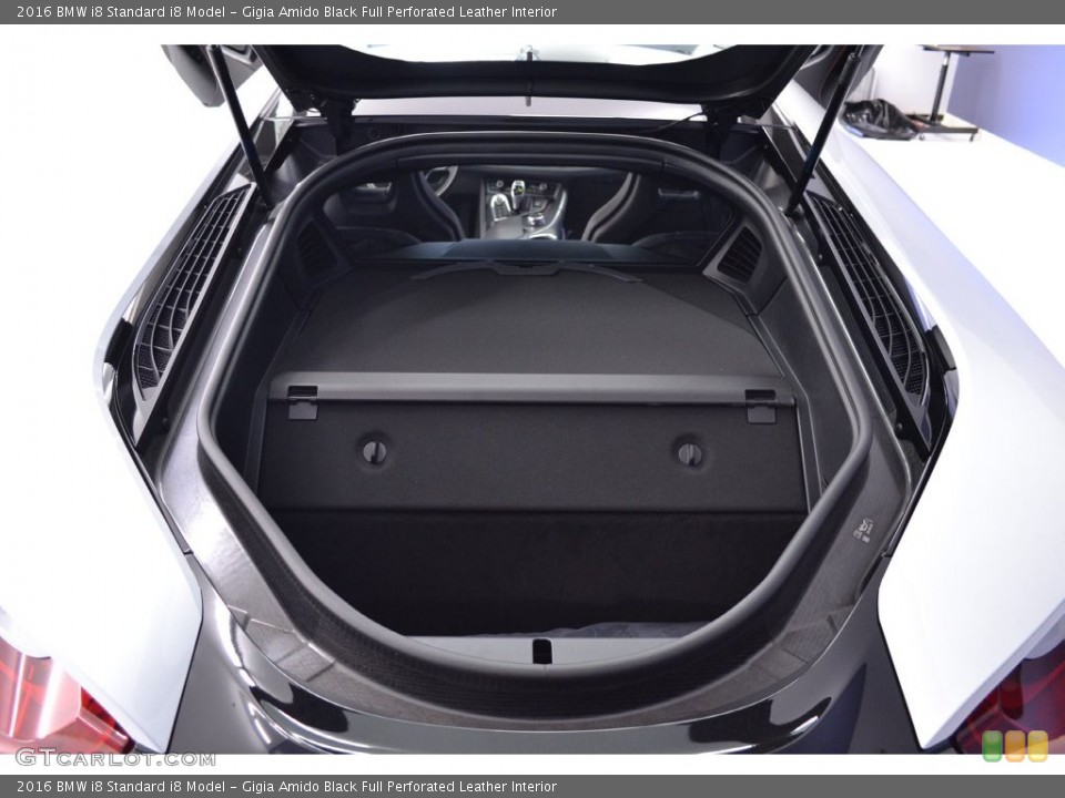 Gigia Amido Black Full Perforated Leather Interior Trunk for the 2016 BMW i8  #110461414