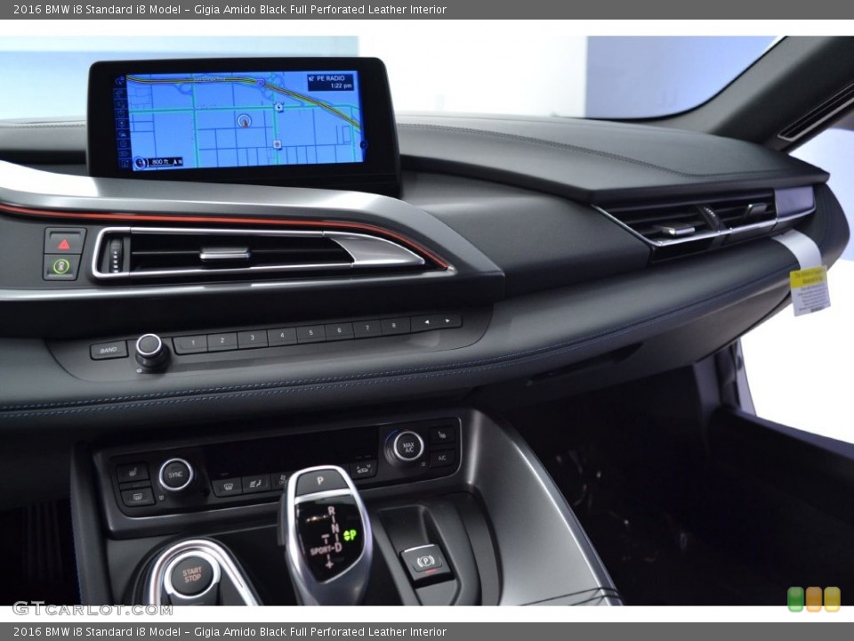 Gigia Amido Black Full Perforated Leather Interior Dashboard for the 2016 BMW i8  #110461450