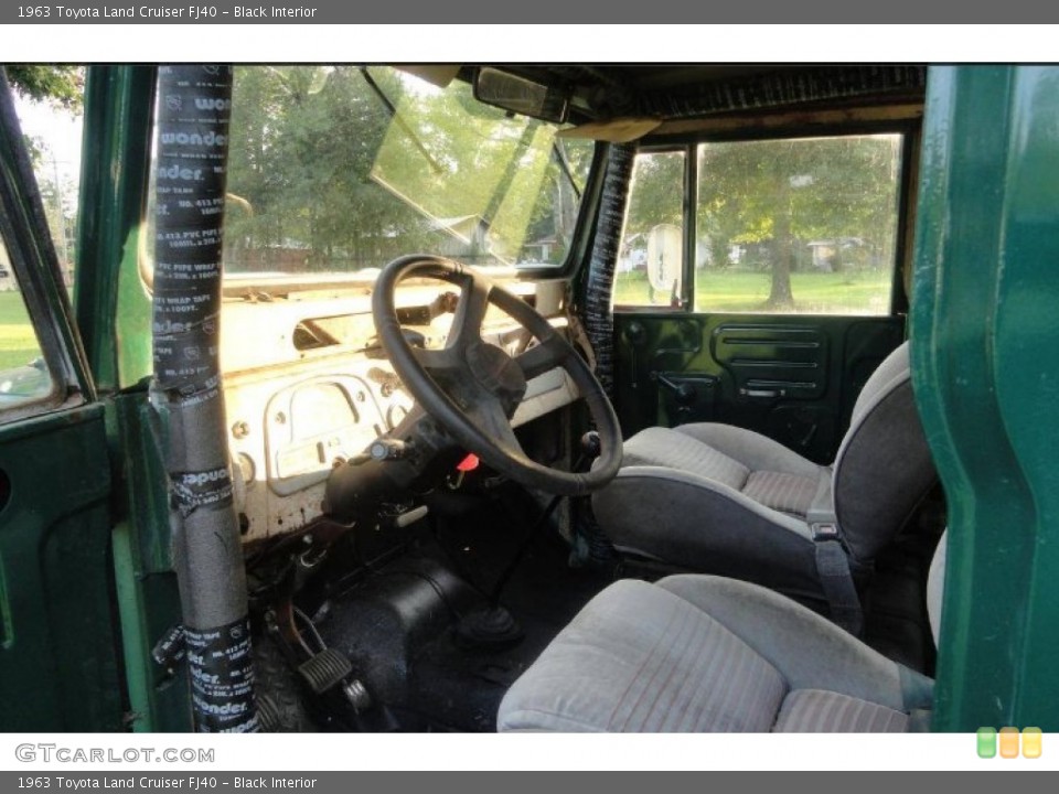 Black 1963 Toyota Land Cruiser Interiors