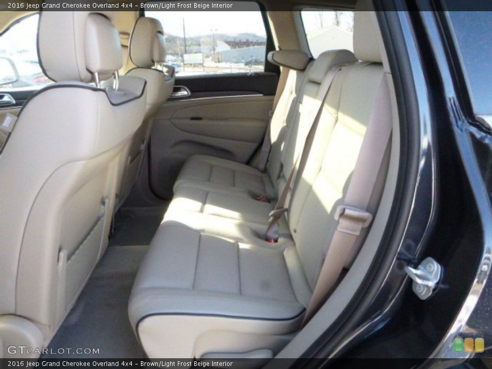 Brown/Light Frost Beige 2016 Jeep Grand Cherokee Interiors