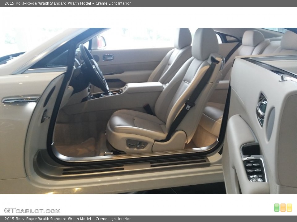 Creme Light Interior Front Seat for the 2015 Rolls-Royce Wraith  #110477249