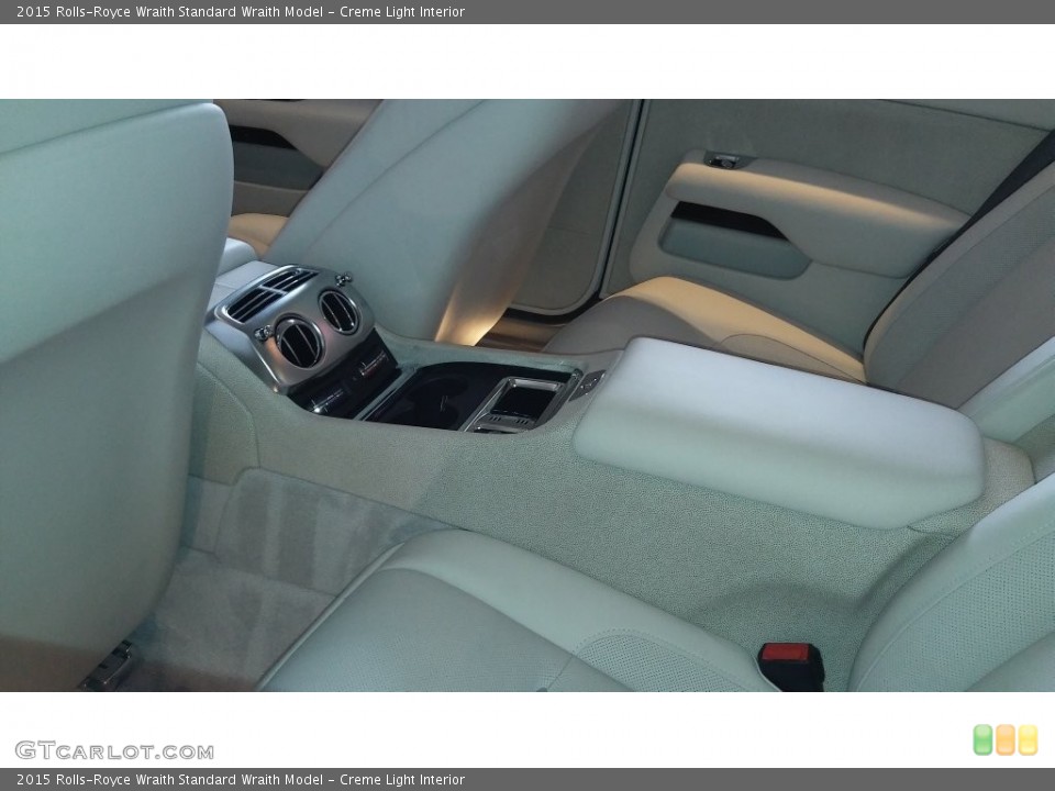Creme Light Interior Rear Seat for the 2015 Rolls-Royce Wraith  #110477969