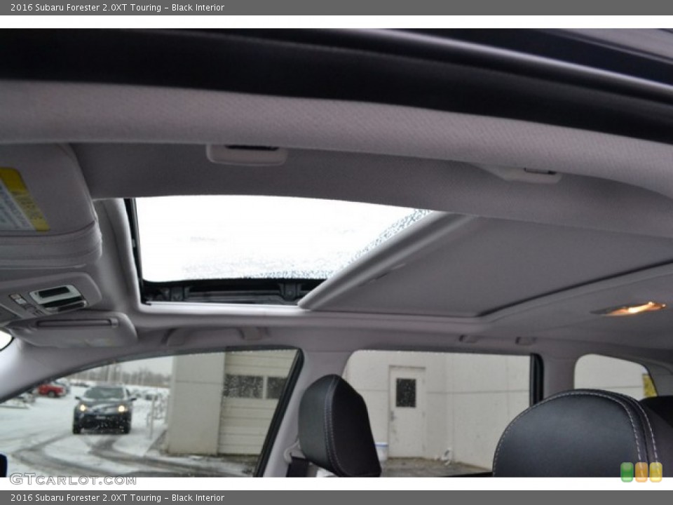 Black Interior Sunroof for the 2016 Subaru Forester 2.0XT Touring #110480456