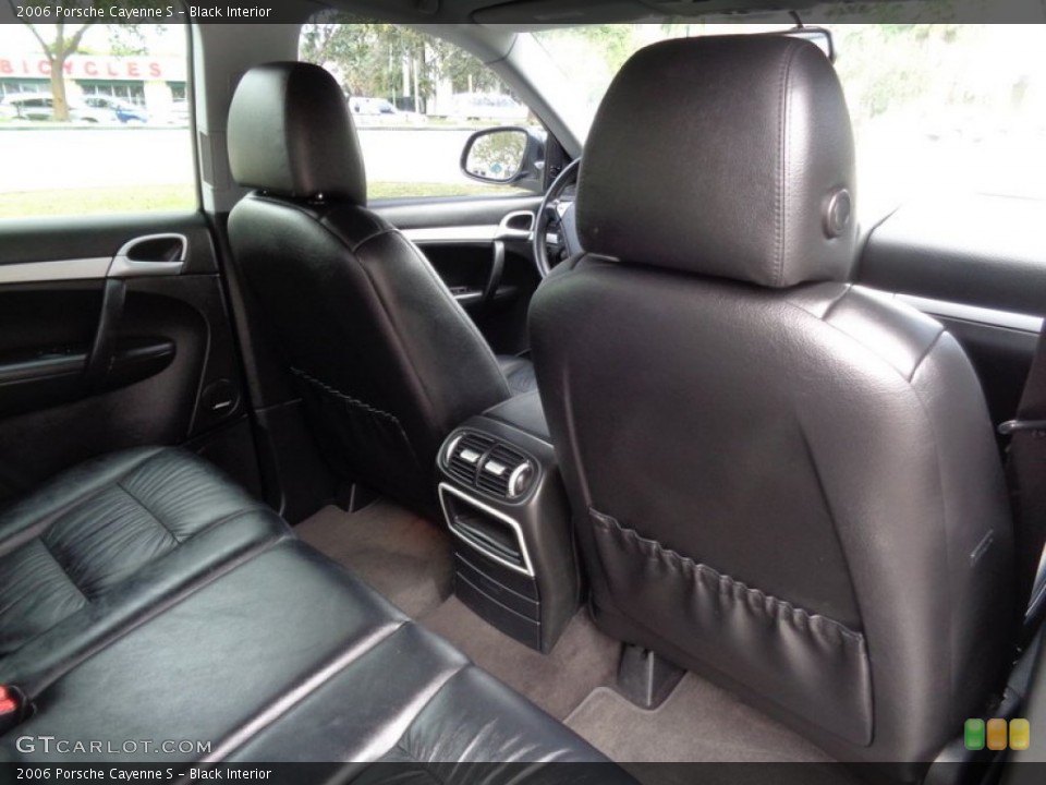 Black Interior Rear Seat for the 2006 Porsche Cayenne S #110483429