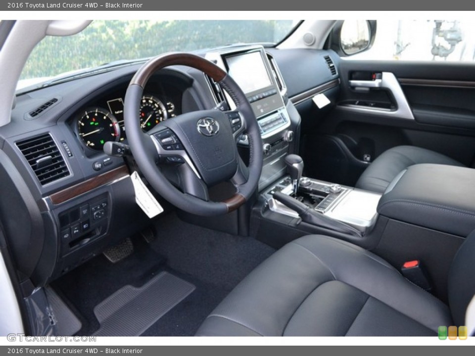 Black Interior Prime Interior for the 2016 Toyota Land Cruiser 4WD #110486576