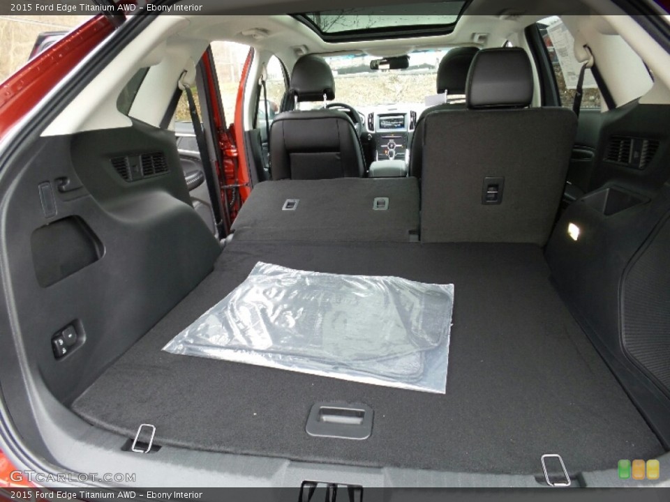 Ebony Interior Trunk for the 2015 Ford Edge Titanium AWD #110489315