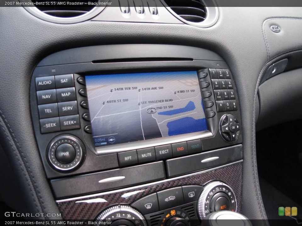 Black Interior Controls for the 2007 Mercedes-Benz SL 55 AMG Roadster #110498470