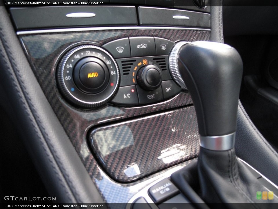 Black Interior Controls for the 2007 Mercedes-Benz SL 55 AMG Roadster #110498597