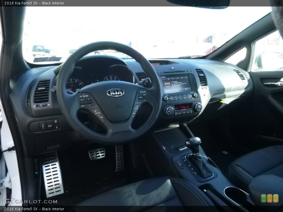 Black 2016 Kia Forte5 Interiors