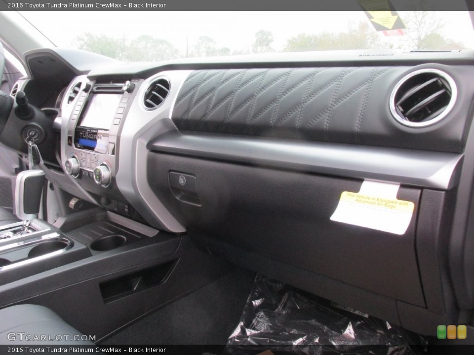 Black Interior Dashboard for the 2016 Toyota Tundra Platinum CrewMax #110516394