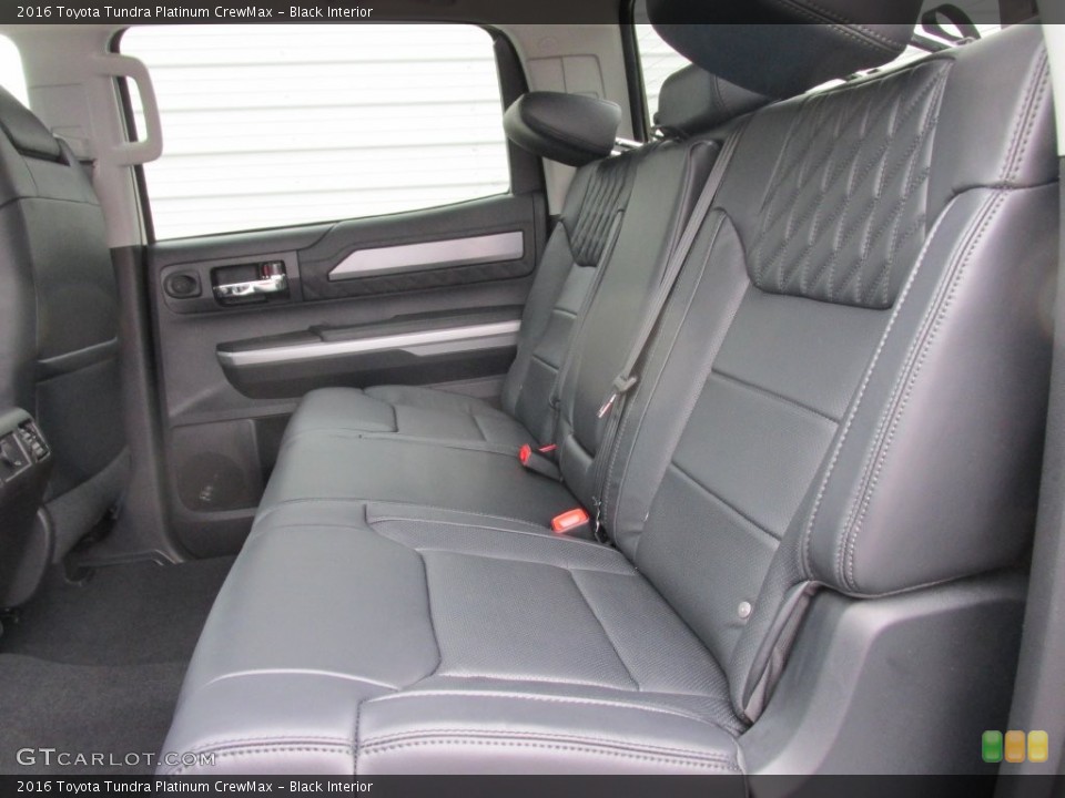 Black Interior Rear Seat for the 2016 Toyota Tundra Platinum CrewMax #110516441