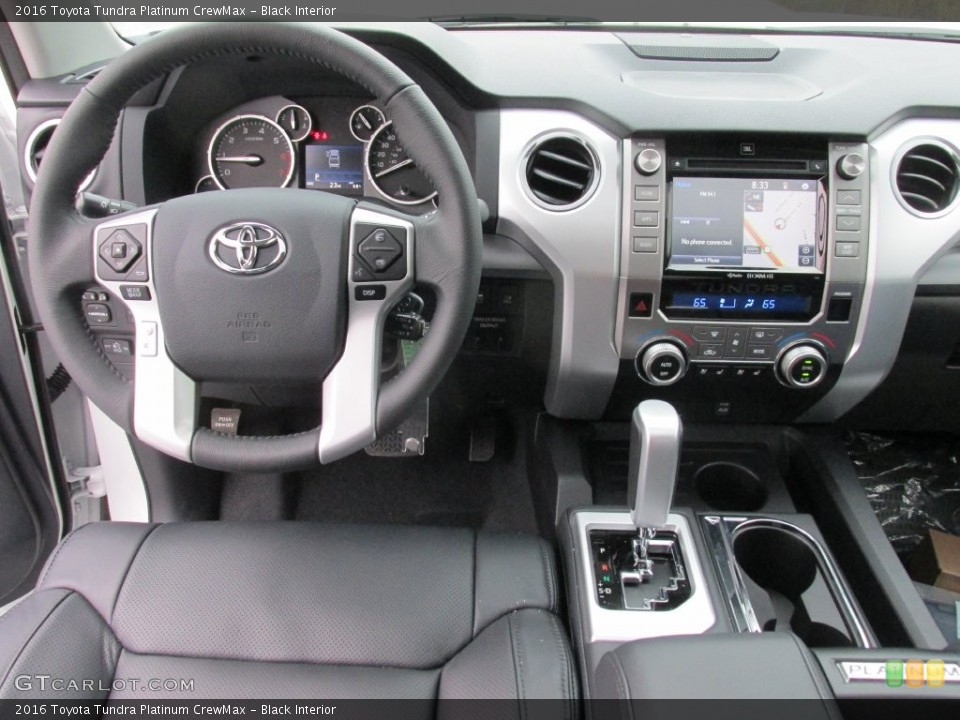 Black Interior Dashboard for the 2016 Toyota Tundra Platinum CrewMax #110516566